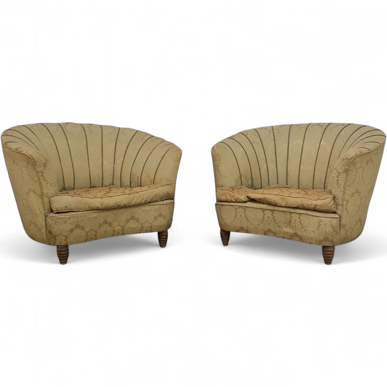 Pair of armchairs designed by Gio Ponti for home and garden, 1950s 25