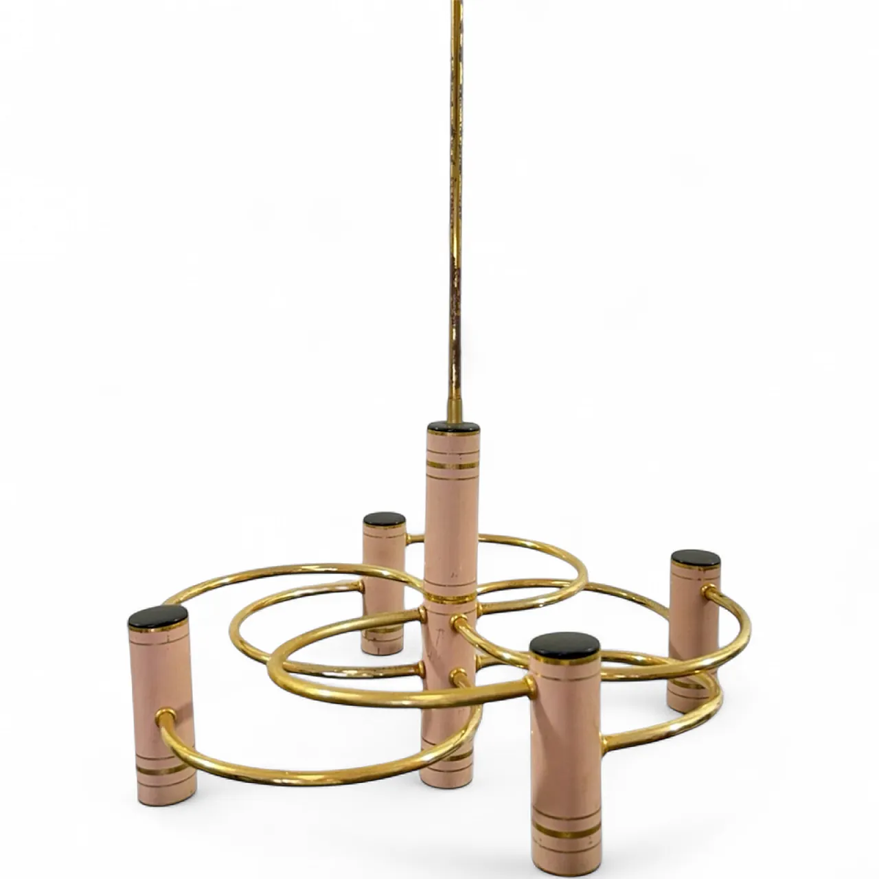 Geometric Chandelier Hollywood Regency by Gaetano Sciolari, 70s 15