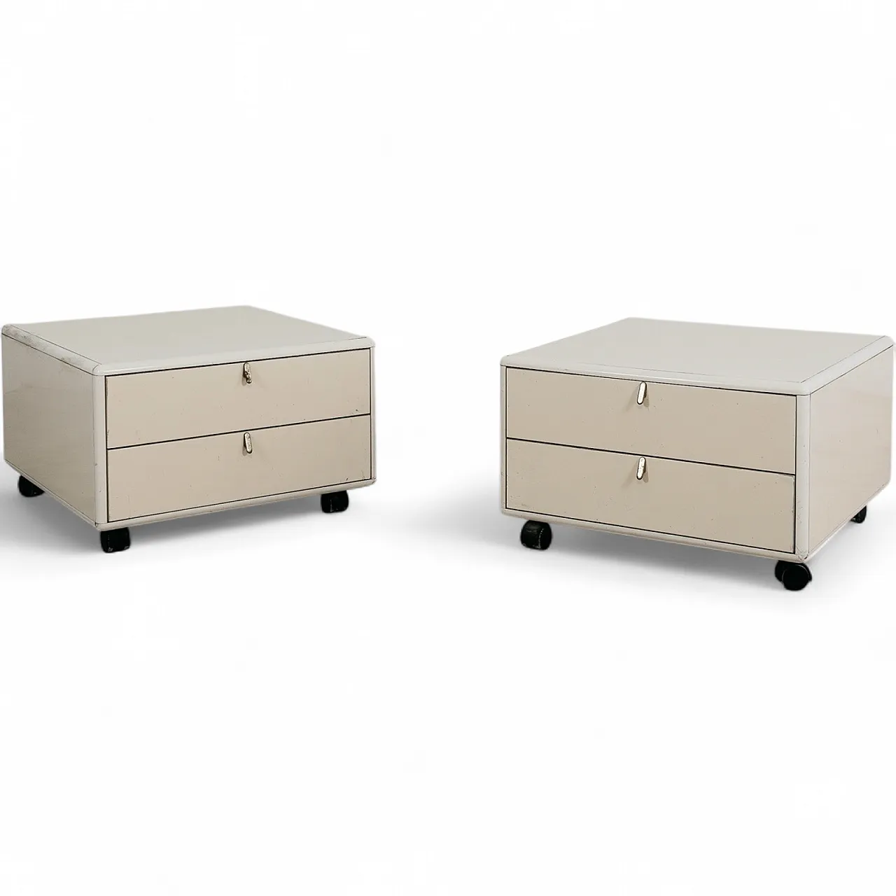 Pair of Nightstands Hennè by George Coslin for Longato, 1970 15