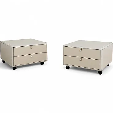 Pair of Nightstands Hennè by George Coslin for Longato, 1970