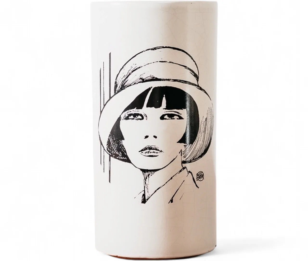 Guido Crepax “Valentina” Venetian Terracotta Ceramic Vase, 1970s 13