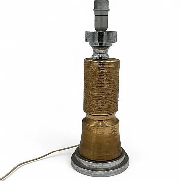 Bitossi Ceramic Table Lamp, Vintage Design, 1970s
