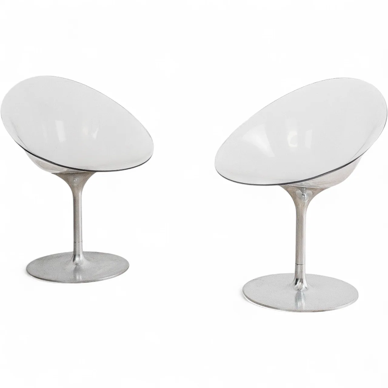 Coppia Di Poltroncine Eros di Philippe Starck per Kartell, anni ‘90 12