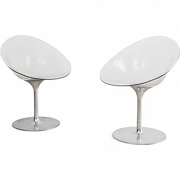 Coppia Di Poltroncine Eros di Philippe Starck per Kartell, anni ‘90