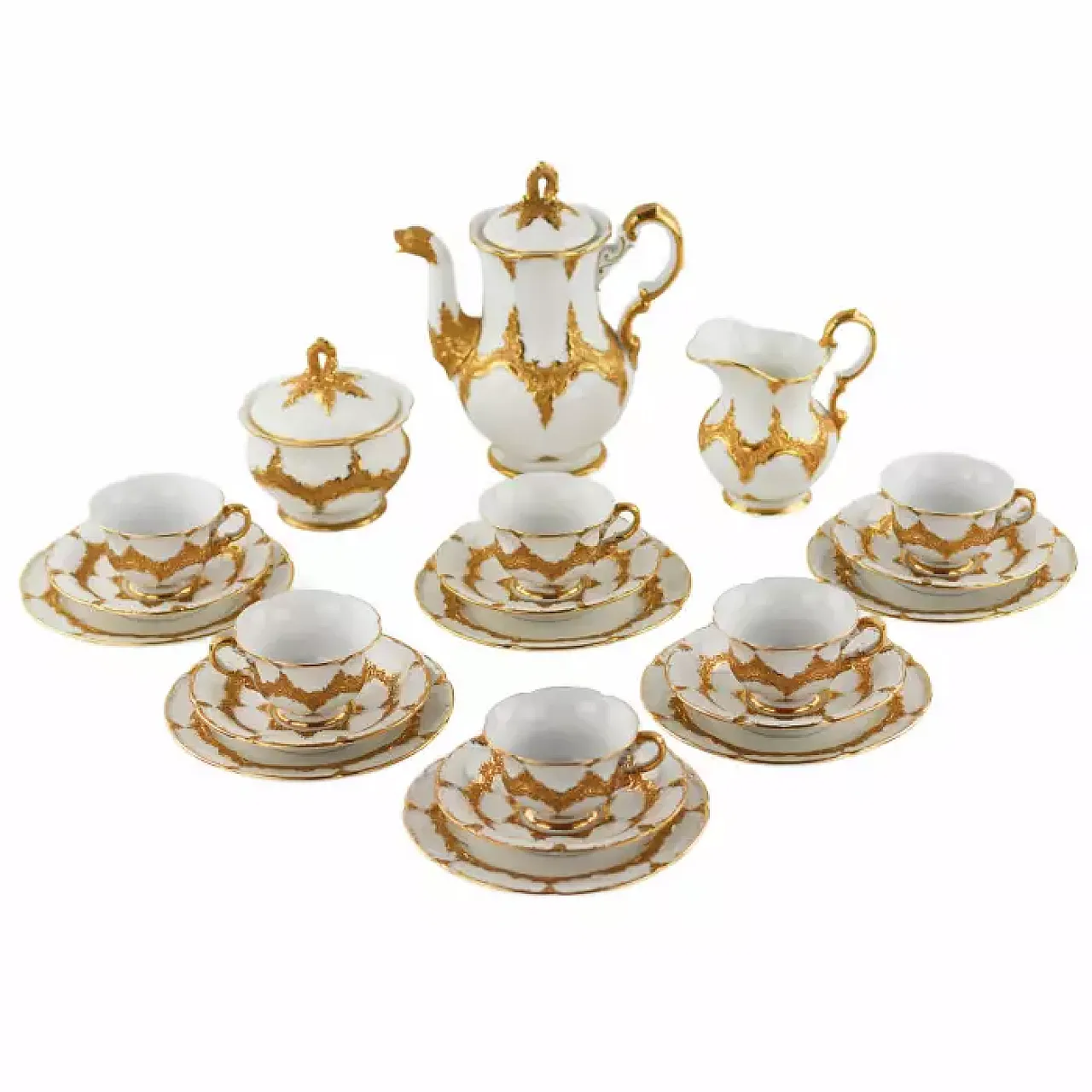 Servizio di caffè moka di Meissen, '900 1