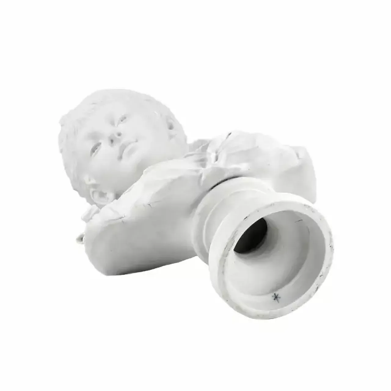 Busto in porcellana a biscotto di Charles Levy & Co, fine '800 5