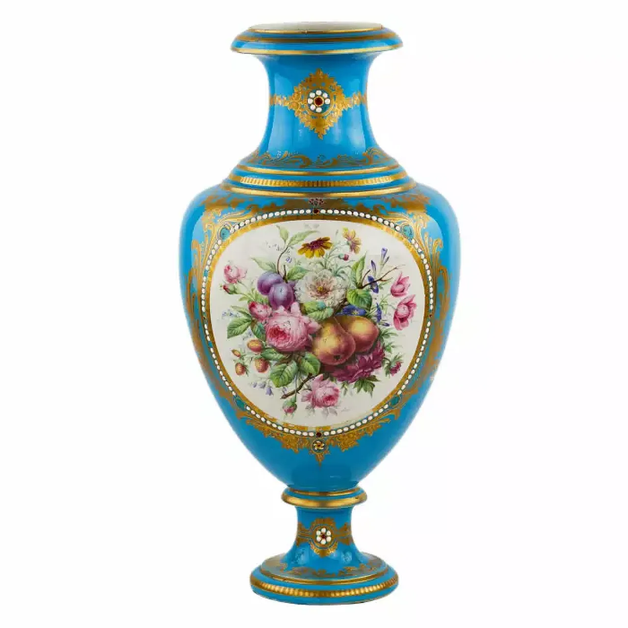 Vaso in porcellana della Manufacture nationale de Sèvres, fine '800 1