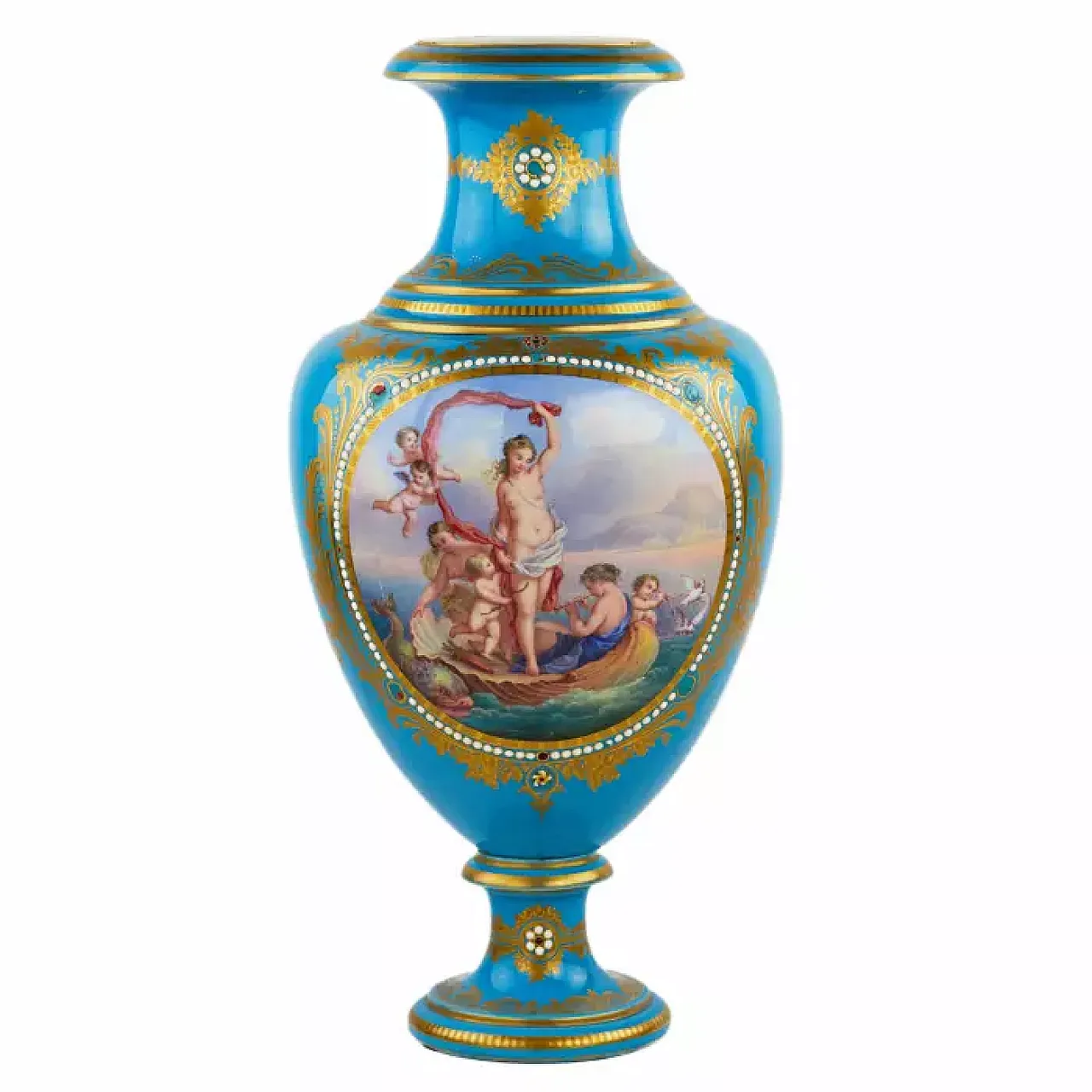 Vaso in porcellana della Manufacture nationale de Sèvres, fine '800 3