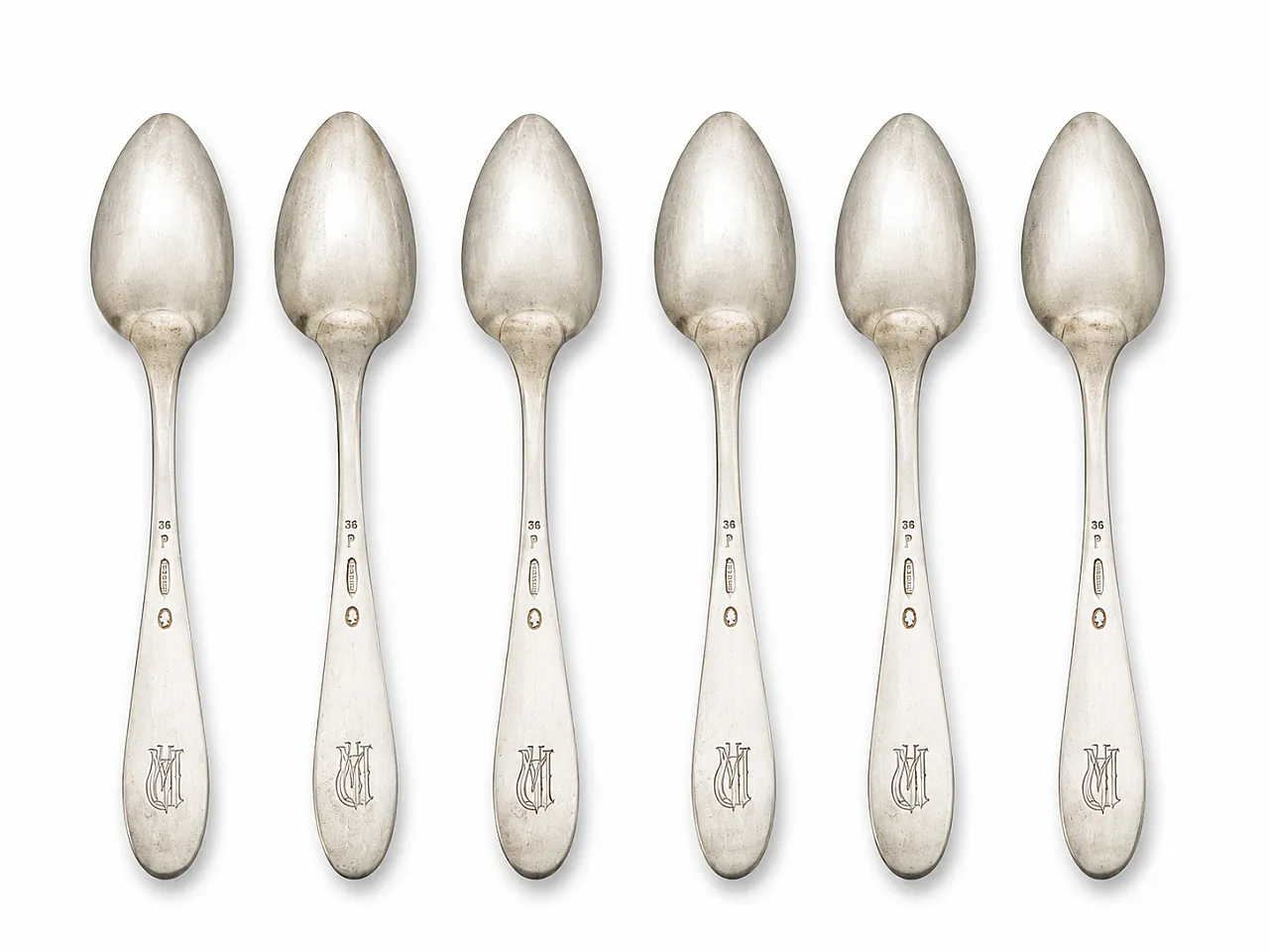 Lotto 28 posate d'epoca silver plated 3