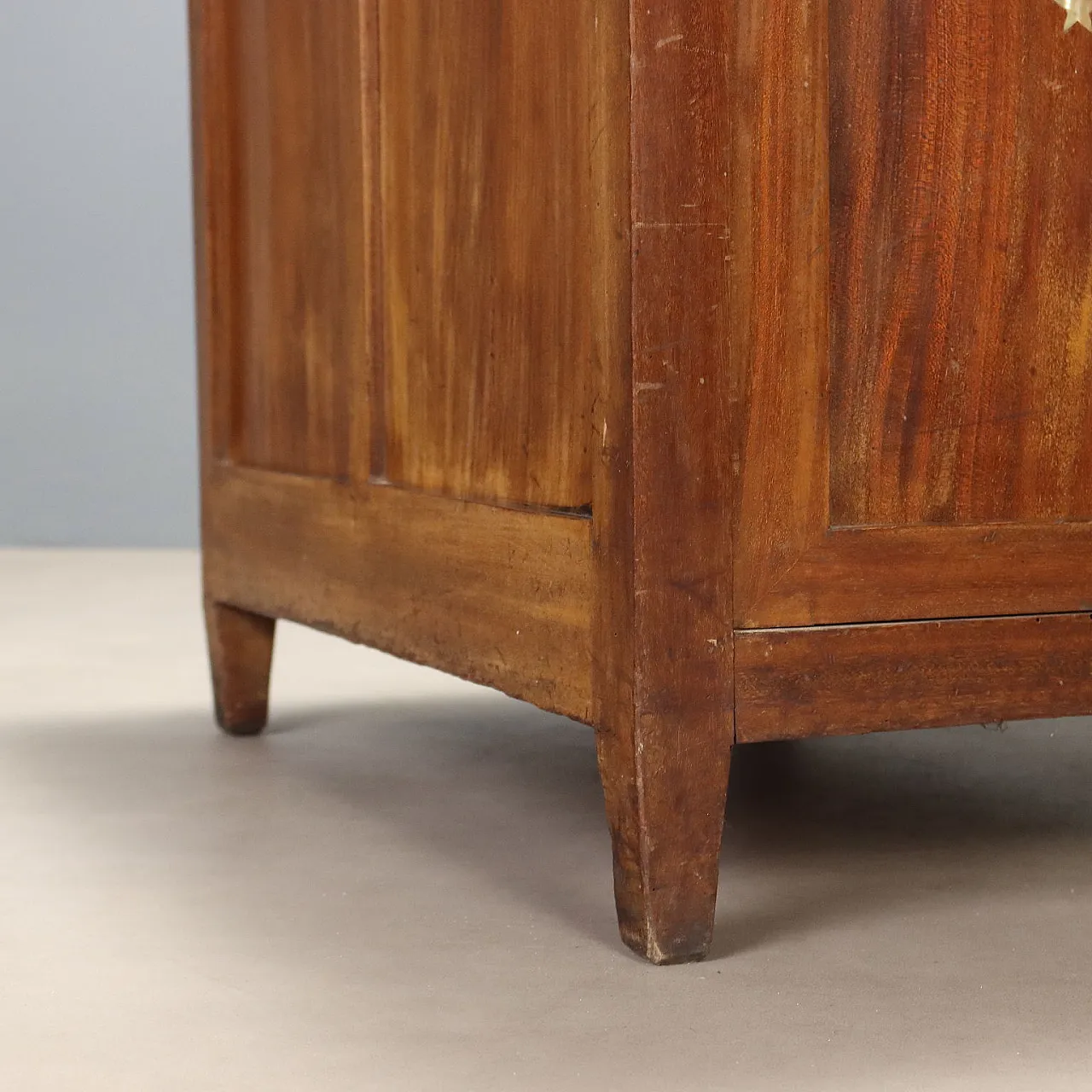 Liberty mahogany desk with leather and inlays, early 20th century 10
