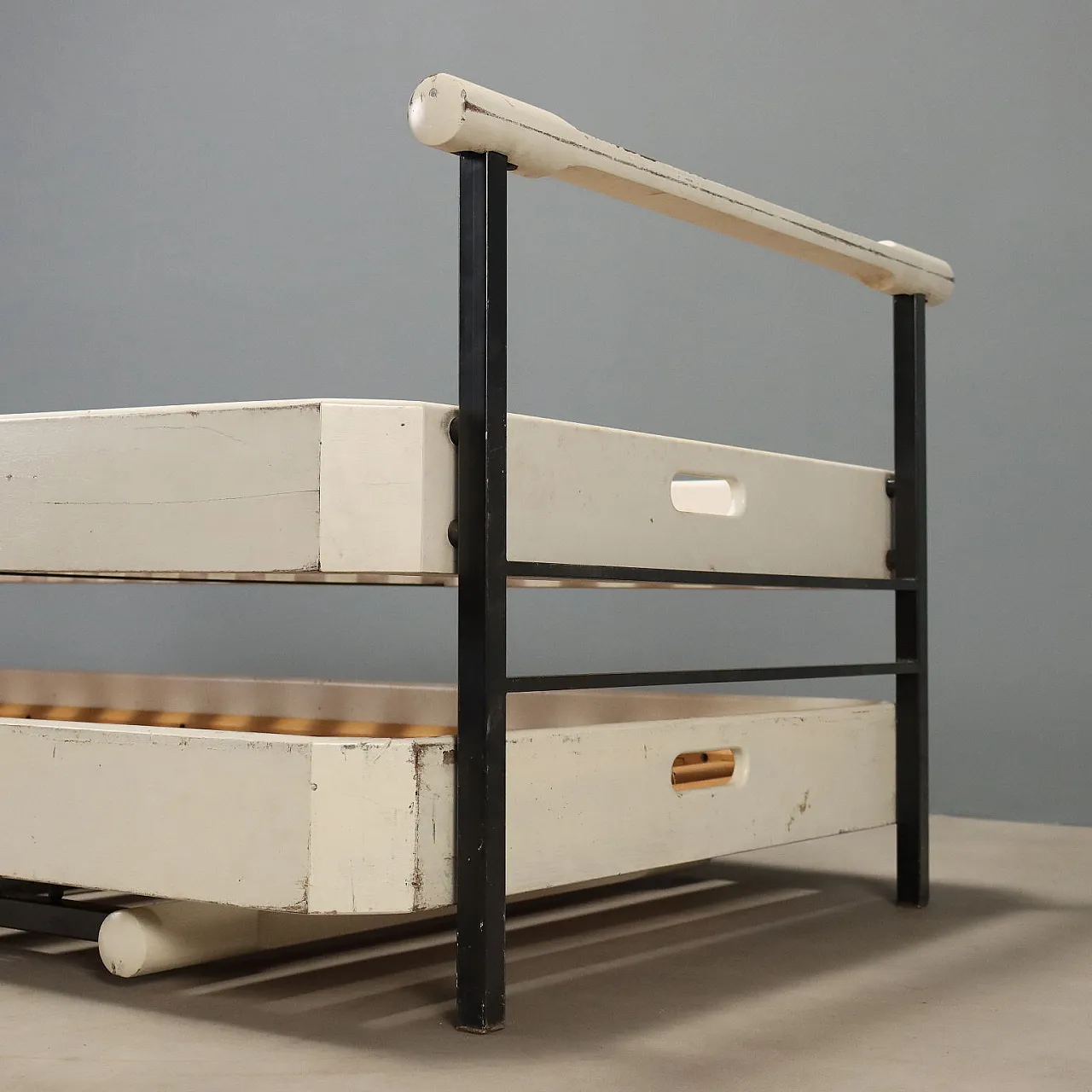 Pair of L75 beds by Osvaldo Borsani for Tecno, 20th century 6