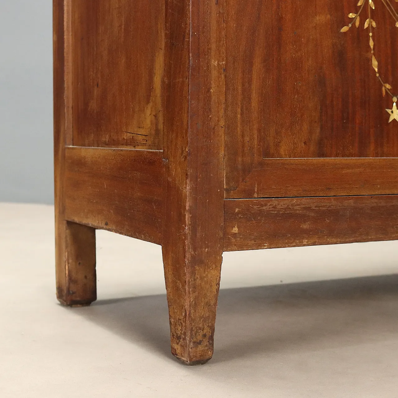Mahogany office furniture with stained glass windows, 19th century 9