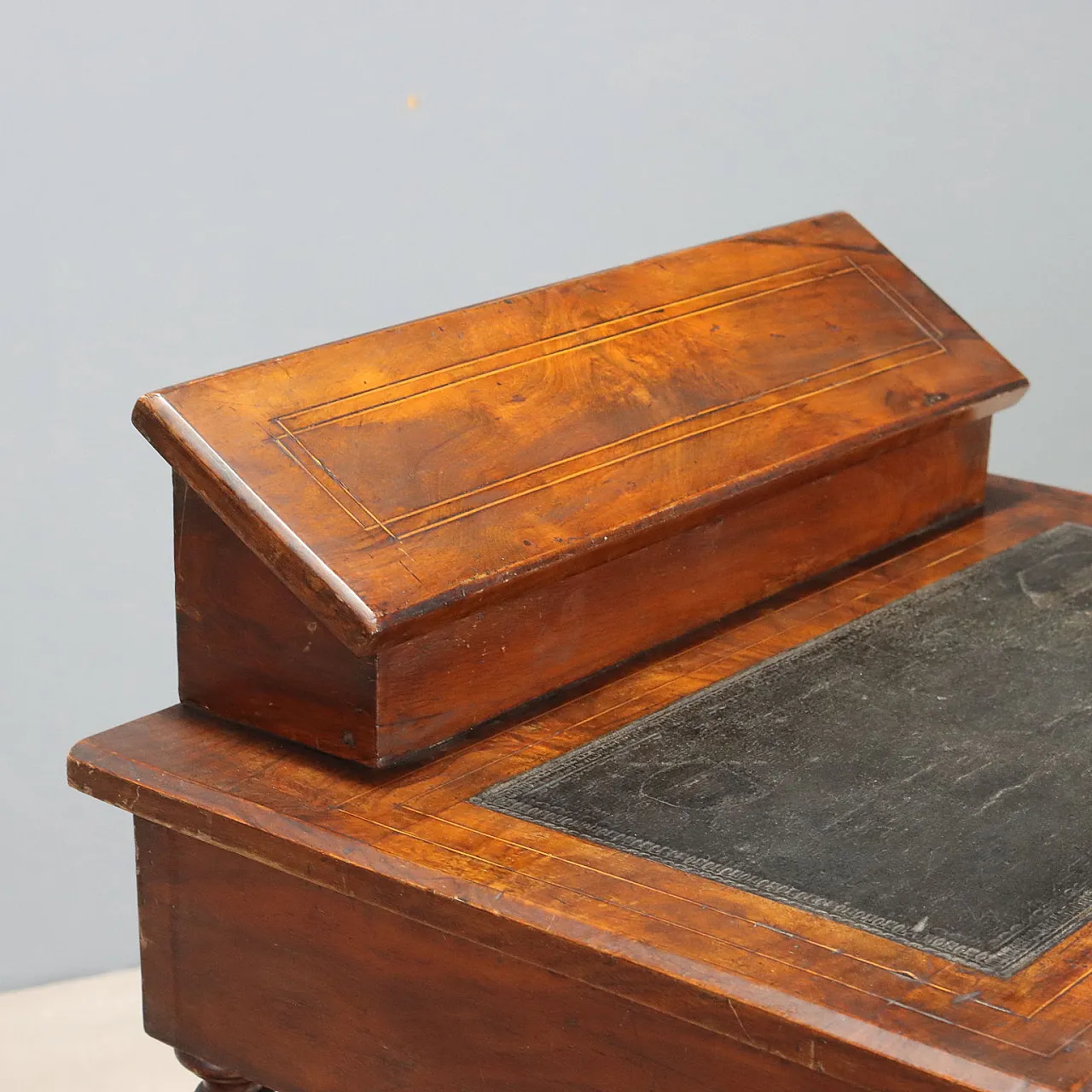 English Liberty mahogany writing desk, early 20th century 4