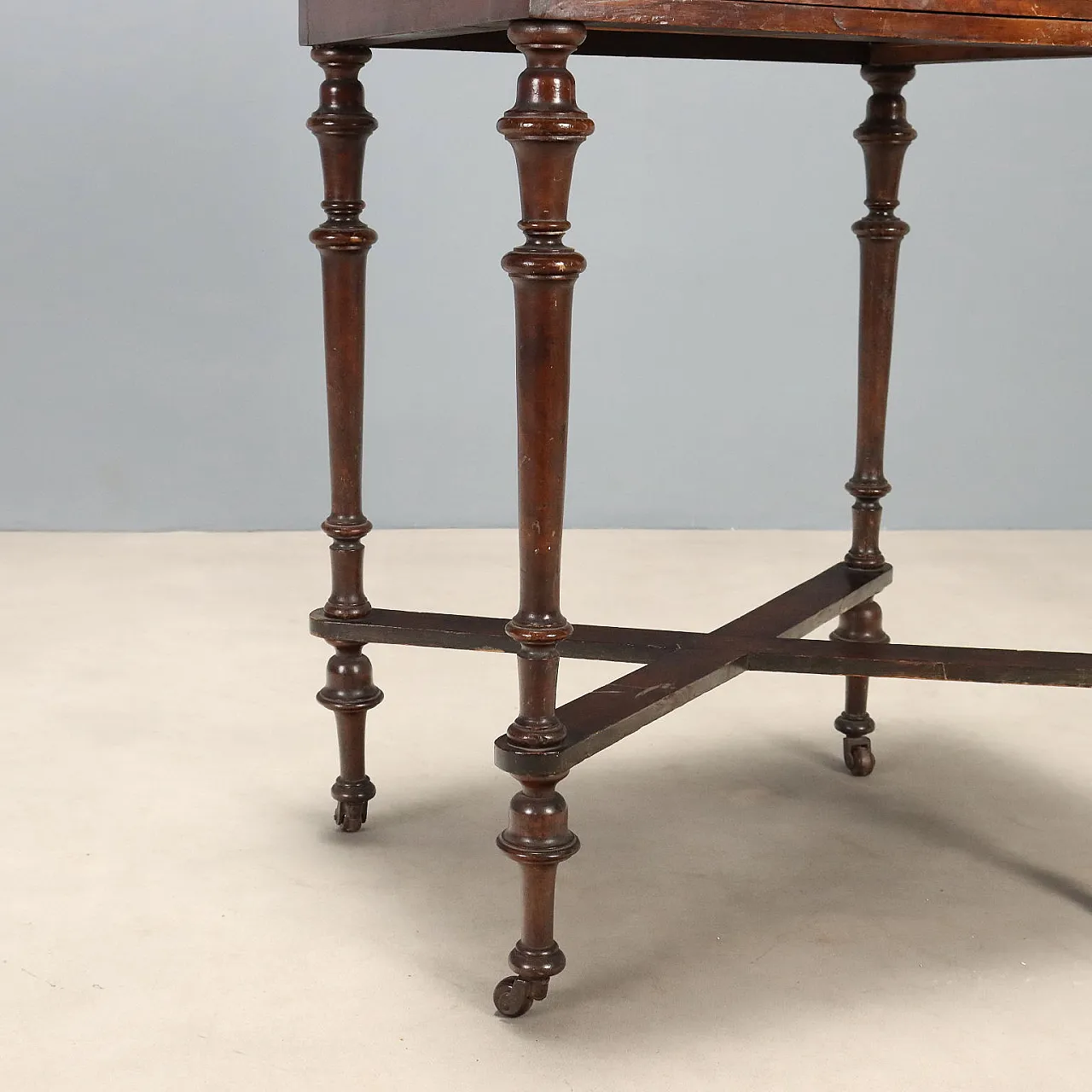English Liberty mahogany writing desk, early 20th century 7