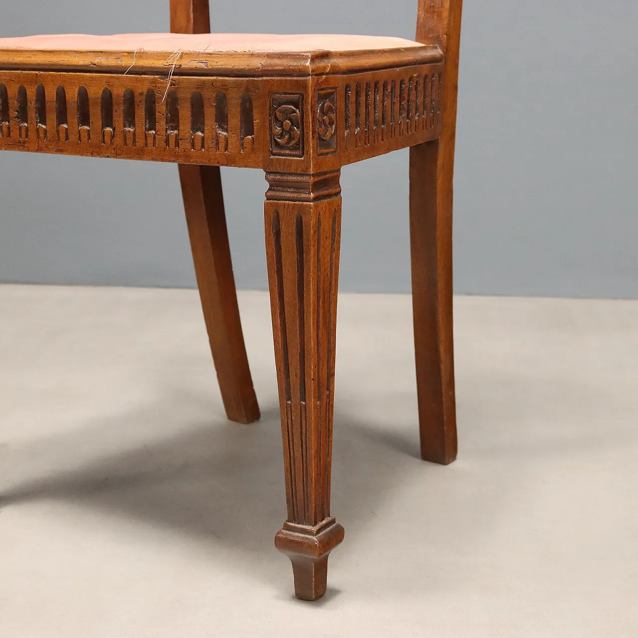 4 Sedie Neoclassiche in noce, '700 6