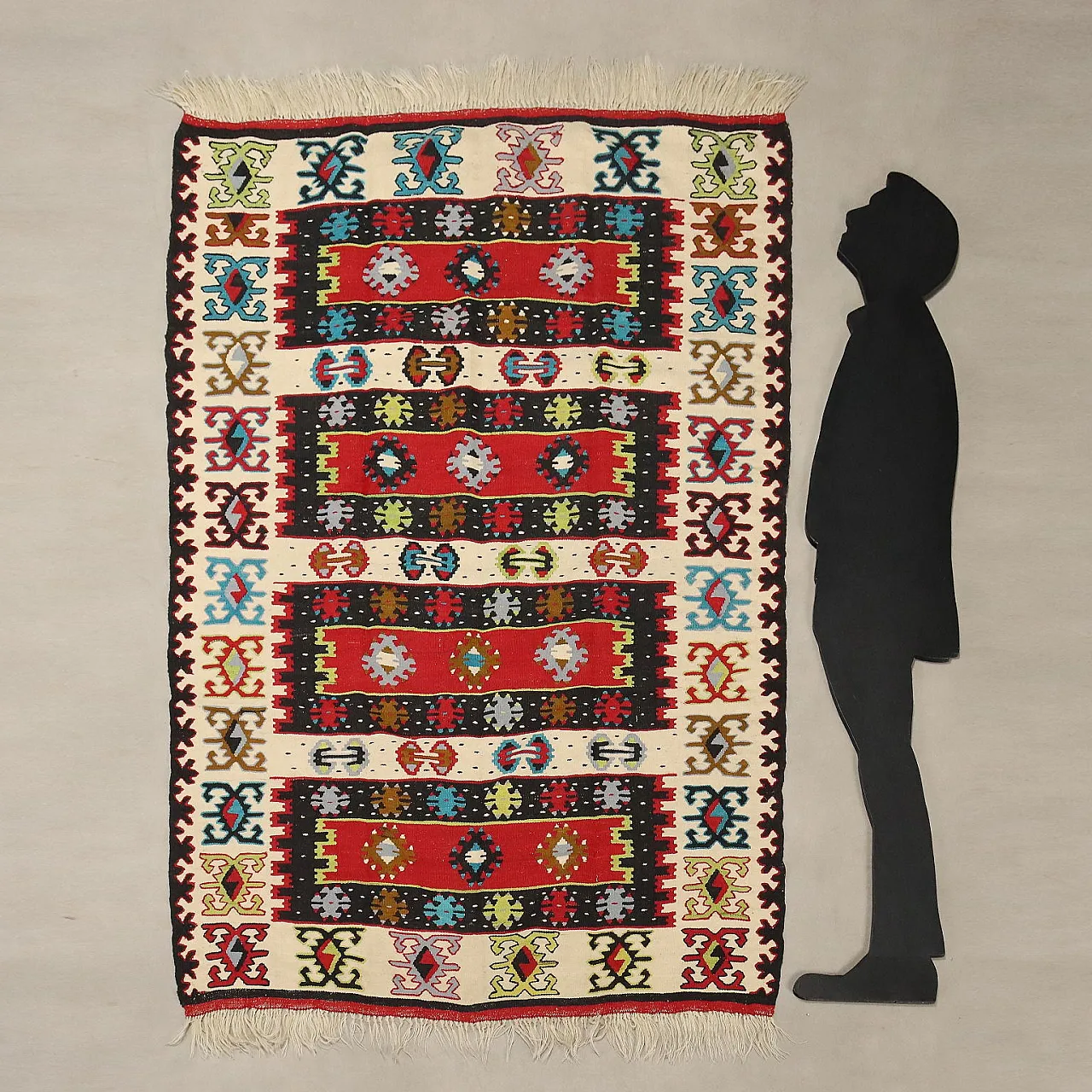 Kilim rug in wool, 20th century 2