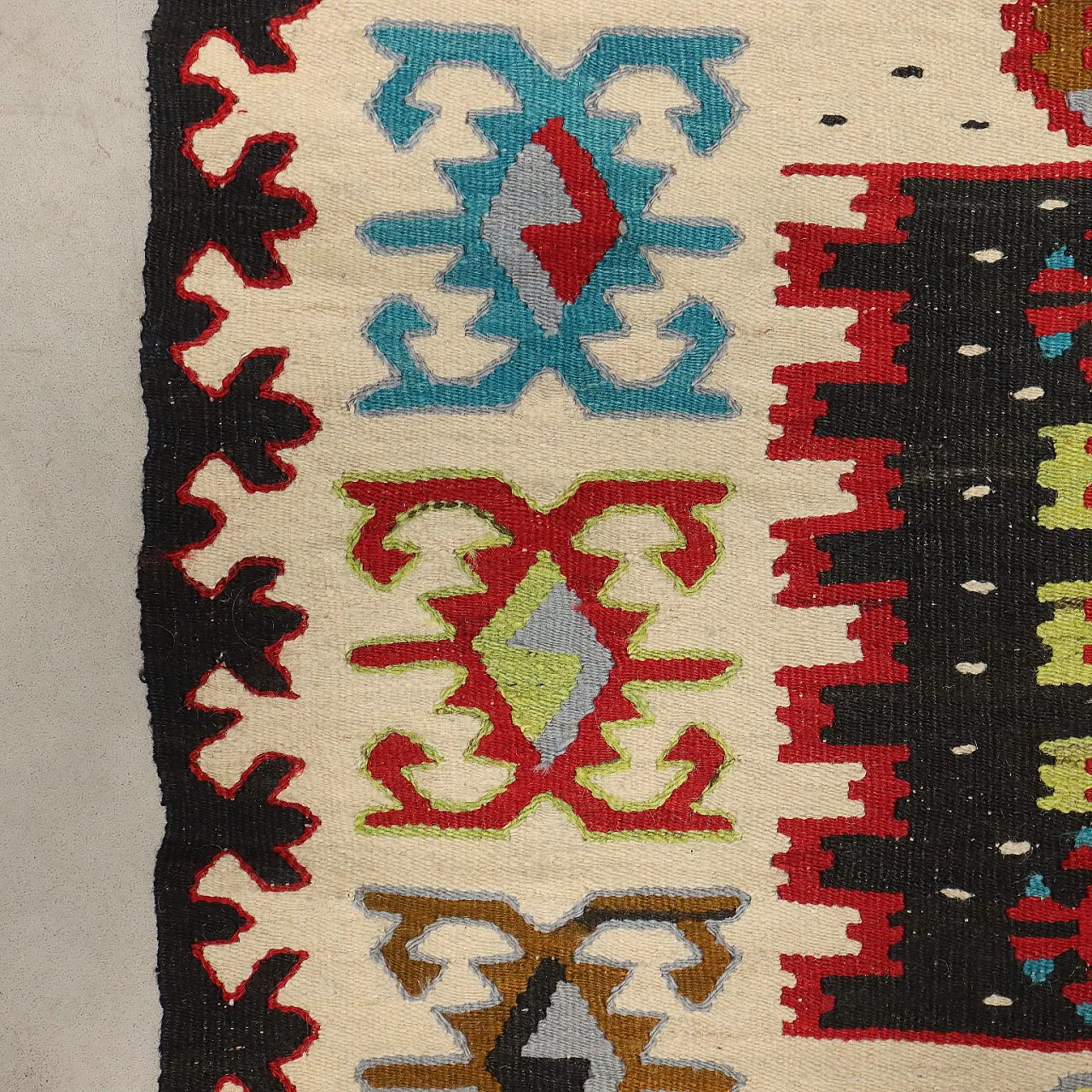 Kilim rug in wool, 20th century 6