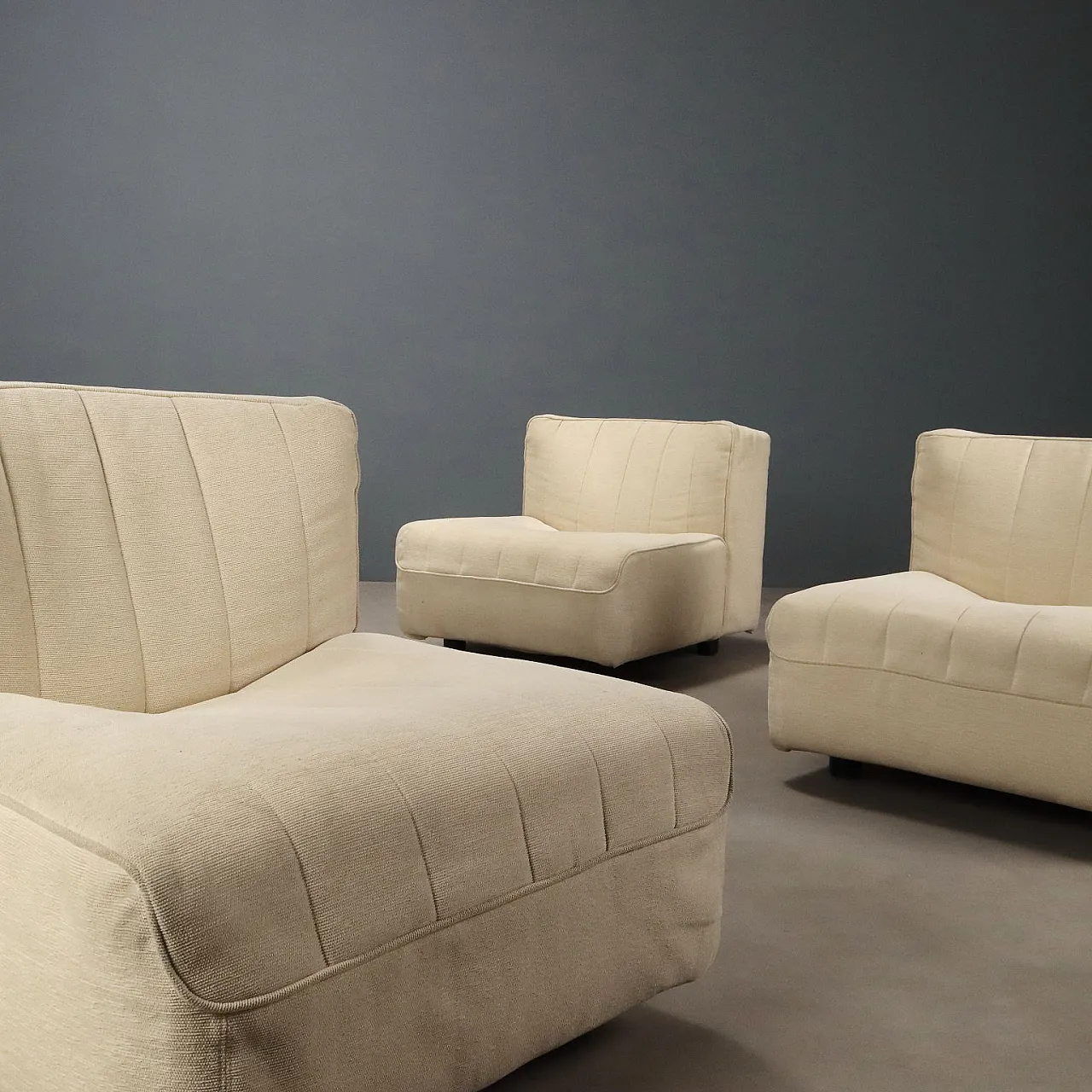 4 compact chairs by Tito Agnoli, 1960s 4