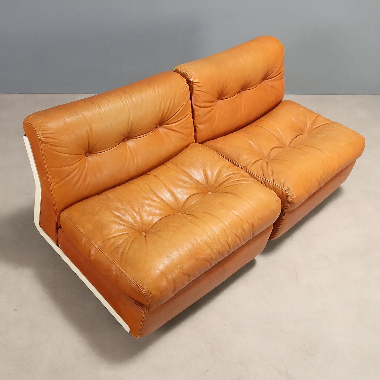 Pair of Amanta armchairs by Mario bellini, 20th century 6