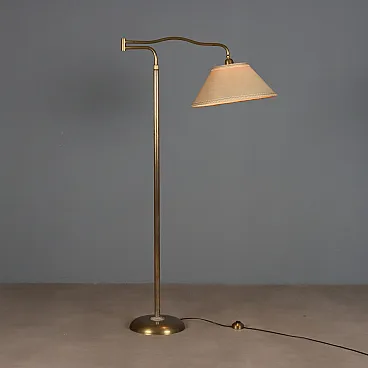Brass floor lamp, 1950s
