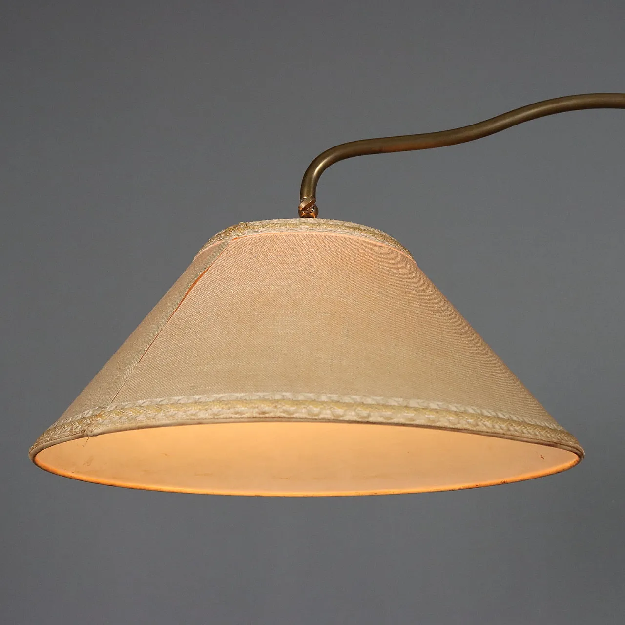 Brass floor lamp, 1950s 4