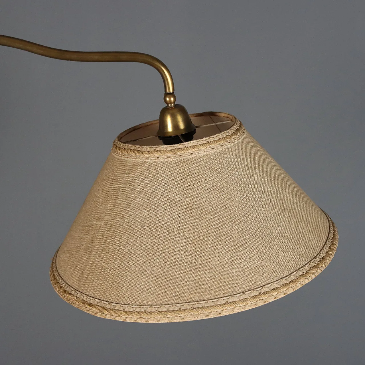 Brass floor lamp, 1950s 9
