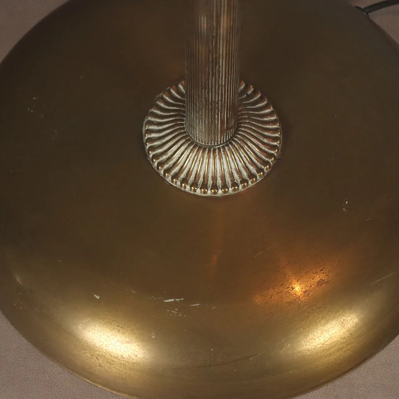 Brass floor lamp, 1950s 10