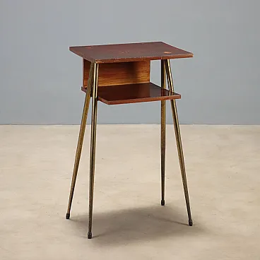 Cabinet with brass legs, 1960s
