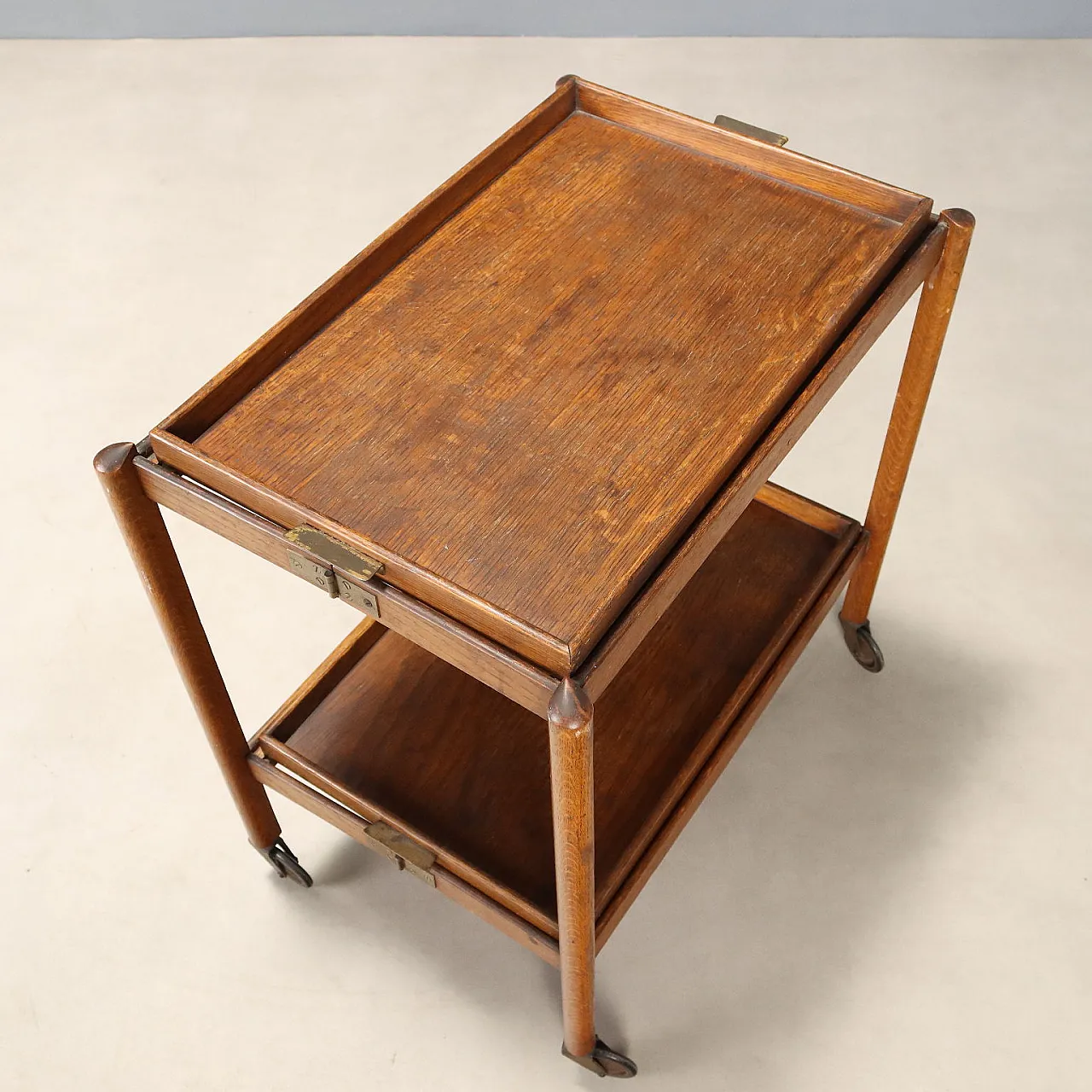 Cart in wood, 1950s 6