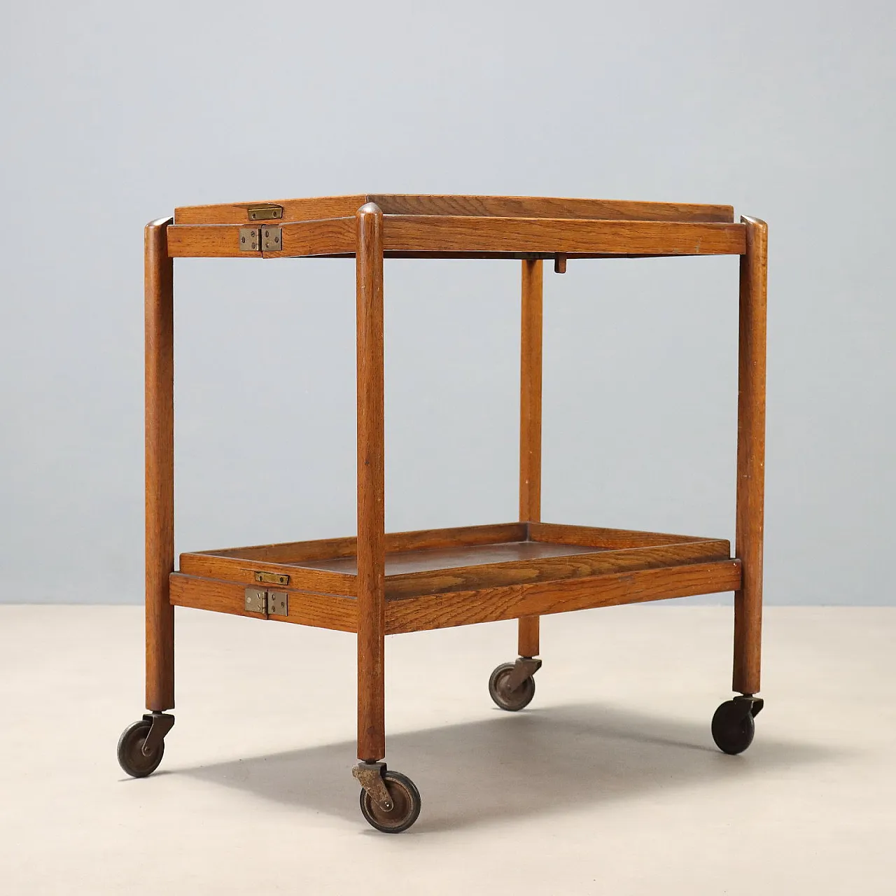 Cart in wood, 1950s 8