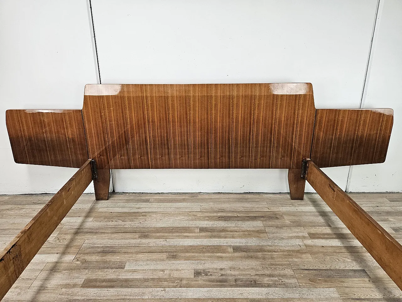Mid-Century Walnut Double Bed, 1960 2
