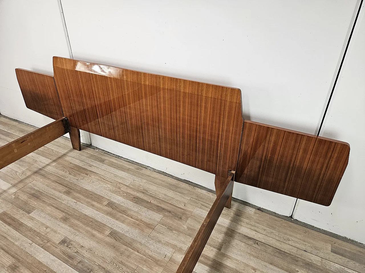 Mid-Century Walnut Double Bed, 1960 3