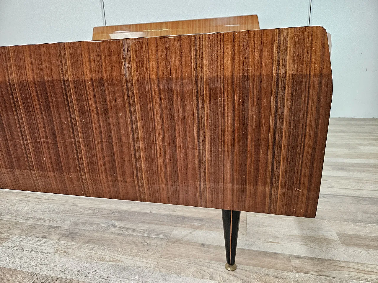 Mid-Century Walnut Double Bed, 1960 10