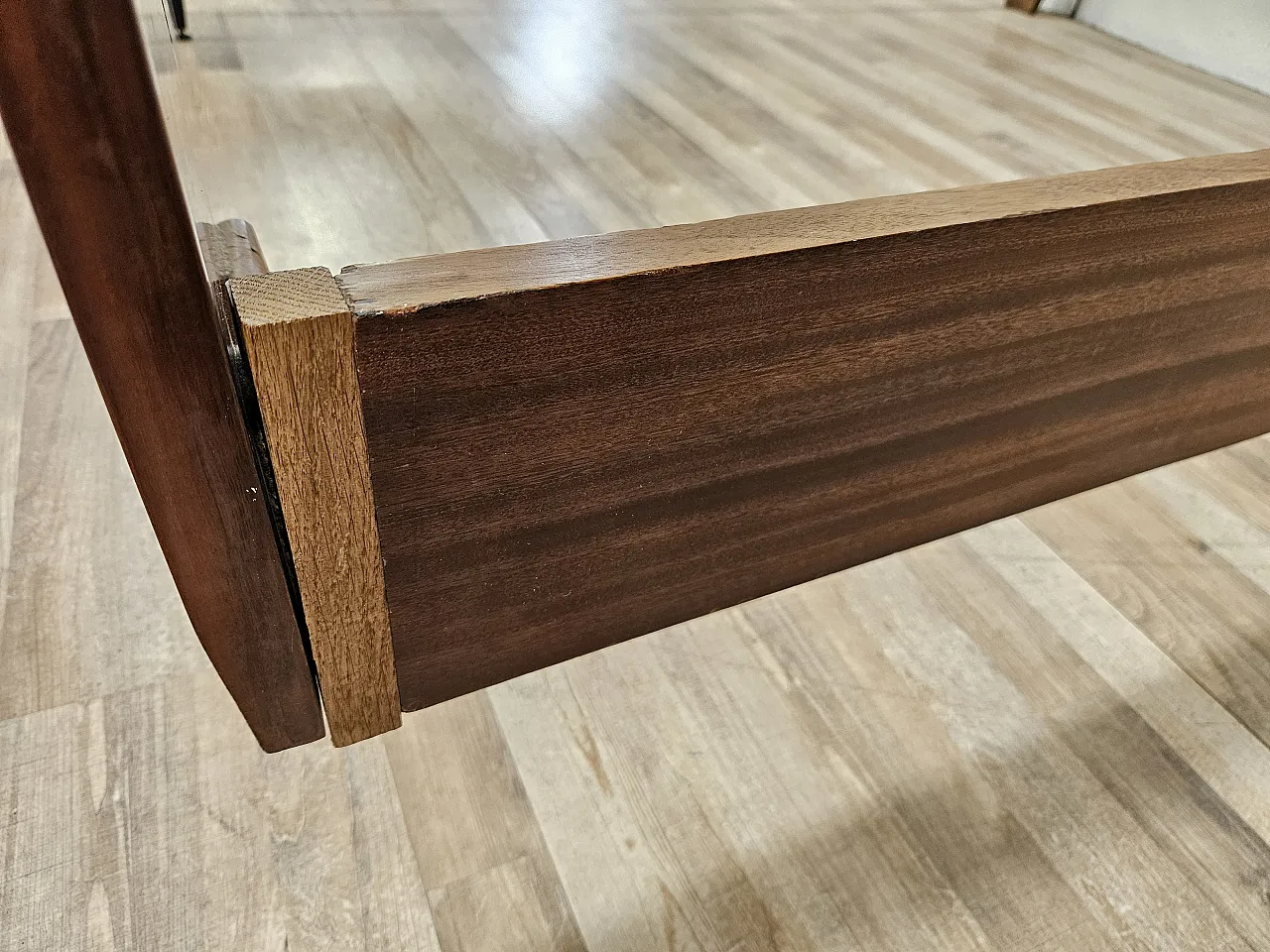 Mid-Century Walnut Double Bed, 1960 12