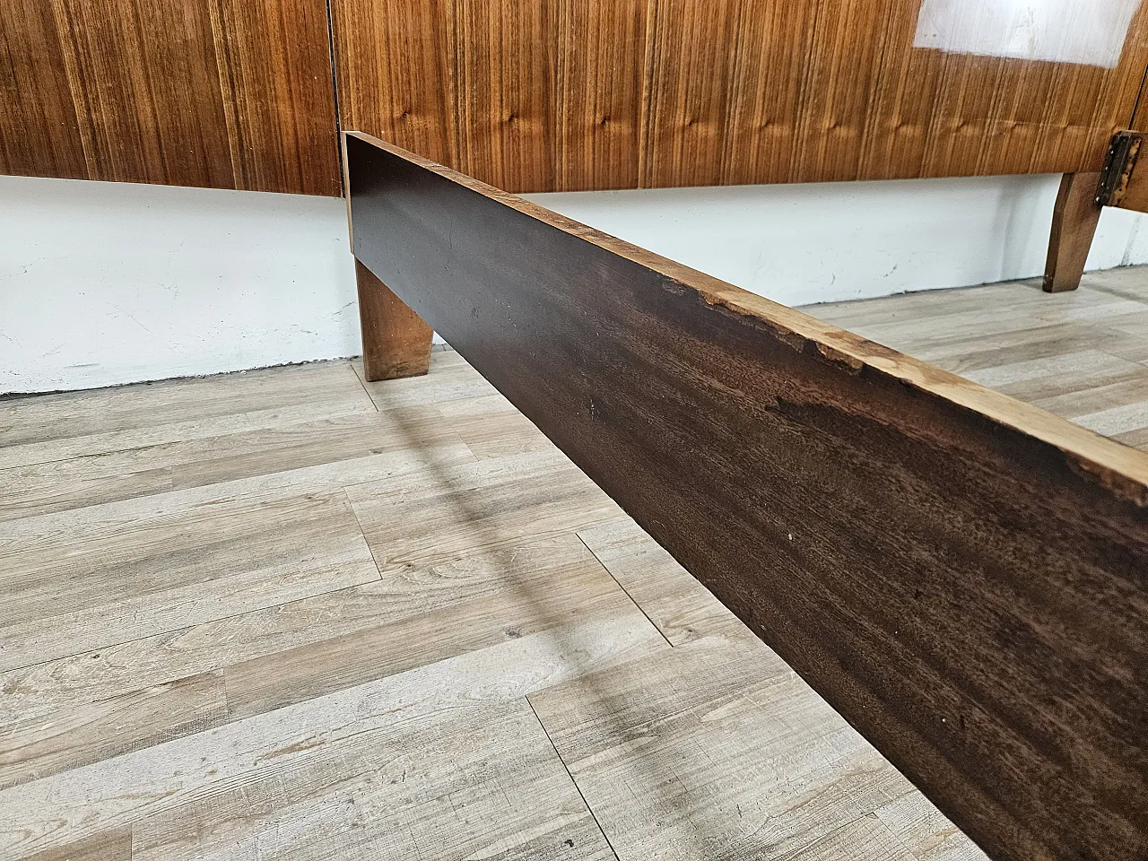 Mid-Century Walnut Double Bed, 1960 16