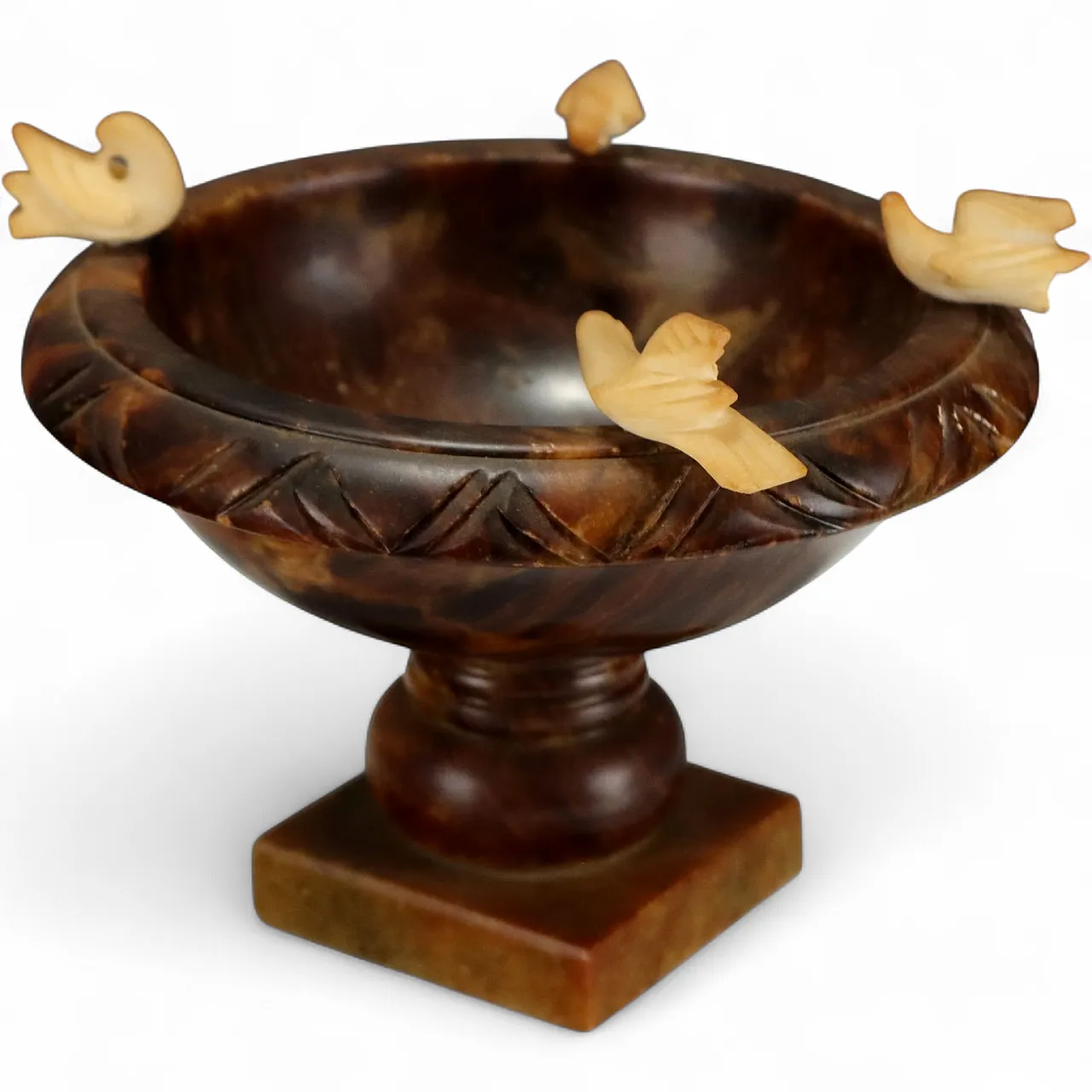 Alabaster and onyx centerpiece stand, 20th century 10