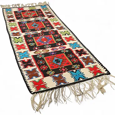 Kilim rug in wool, 20th century