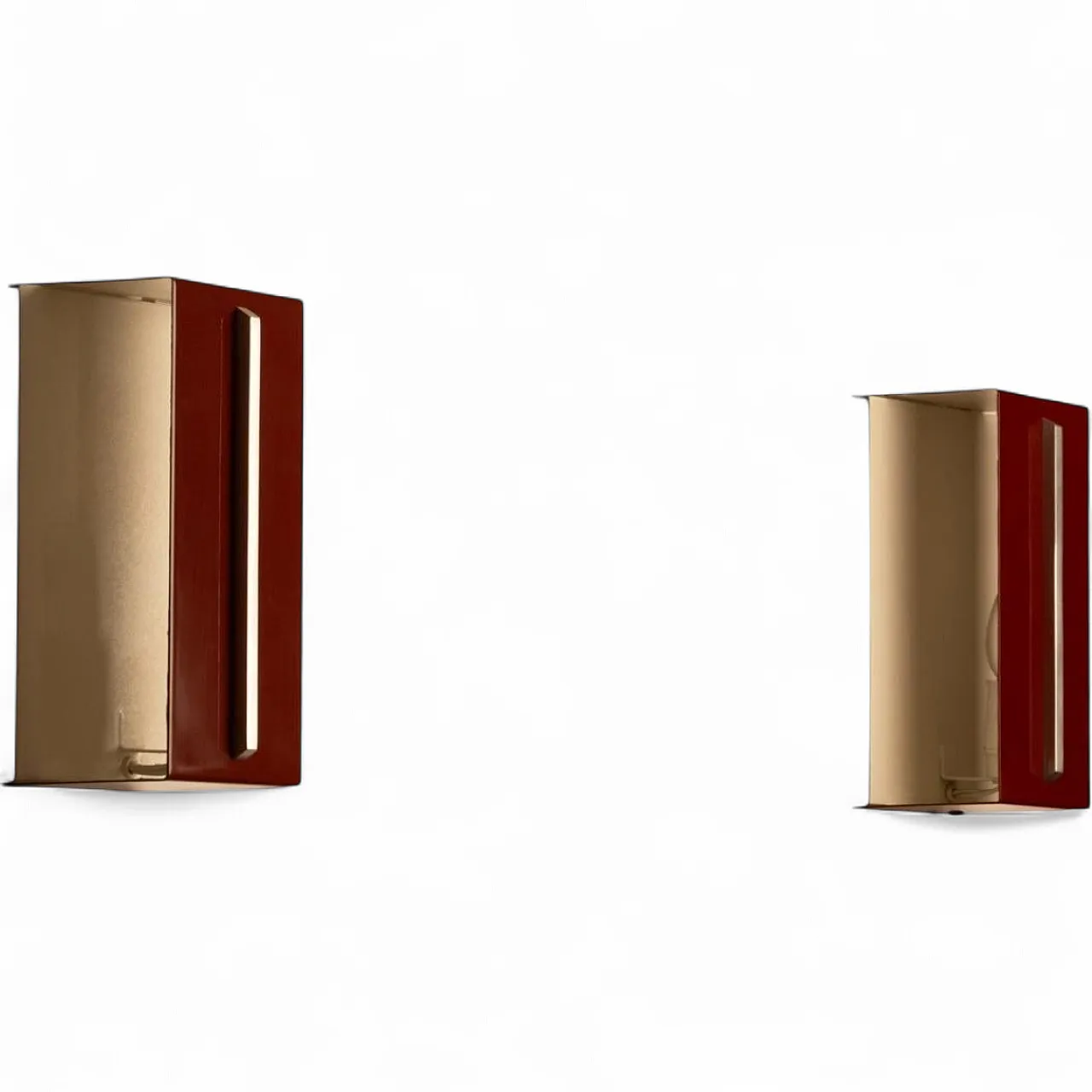 Pair of wall sconces, 1950s 8