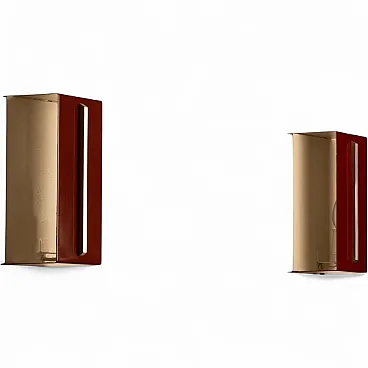 Pair of wall sconces, 1950s
