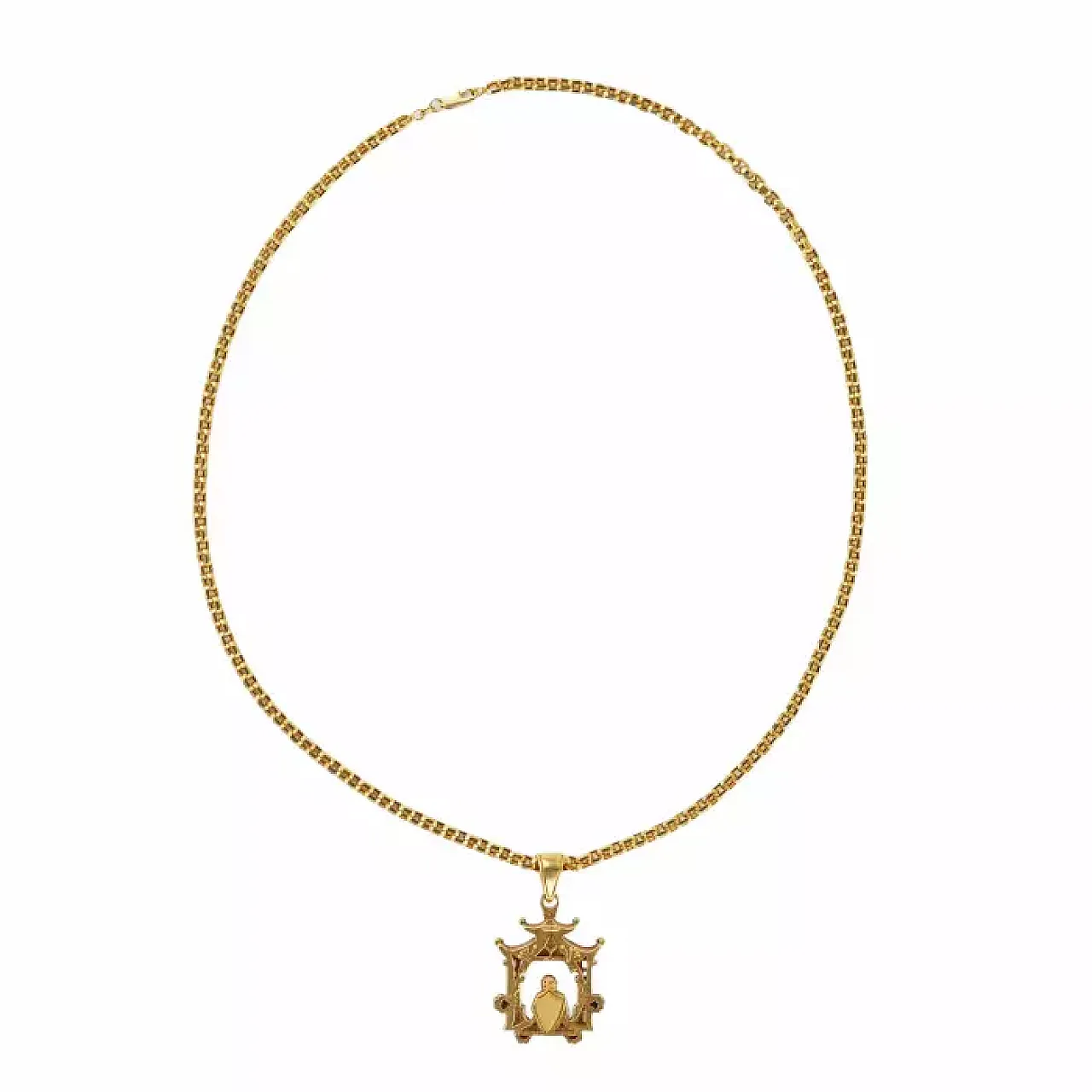 Gold necklace, mid-20th century 4