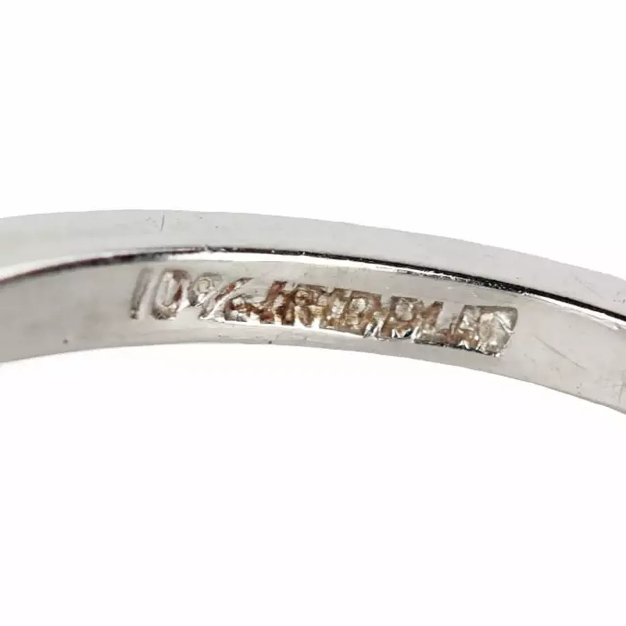 Platinum and diamond ring, 20th century 2