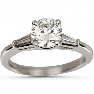 Platinum and diamond ring, 20th century