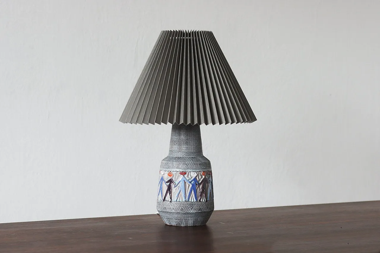 Ceramic table lamp by Fratelli Fanciullacci, 1960s 2