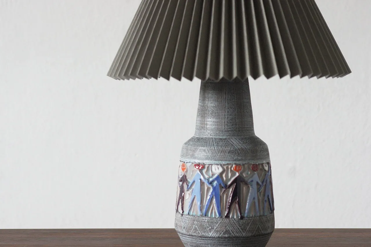 Ceramic table lamp by Fratelli Fanciullacci, 1960s 3