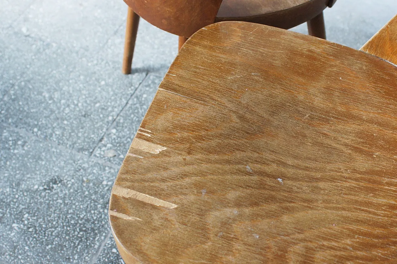 Pair of 515 chairs by Oswald Haerdtl for Ton, 1950s 7