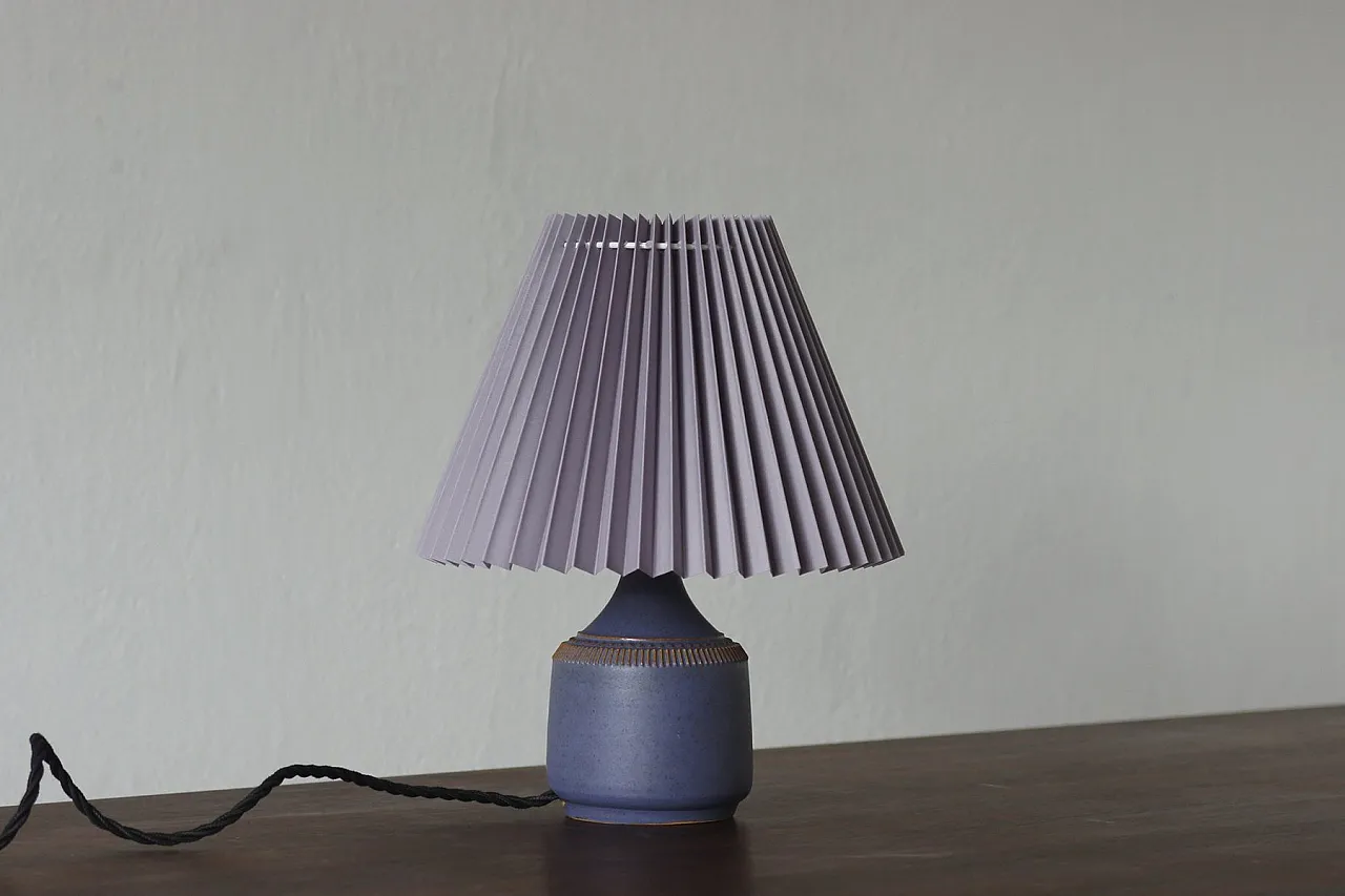 Stoneware table lamp by Klase Höganäs, 1960s 2