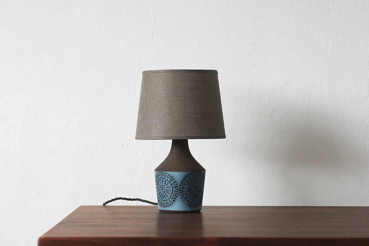 Ceramic table lamp from Alingsås Keramik, 1960s 1