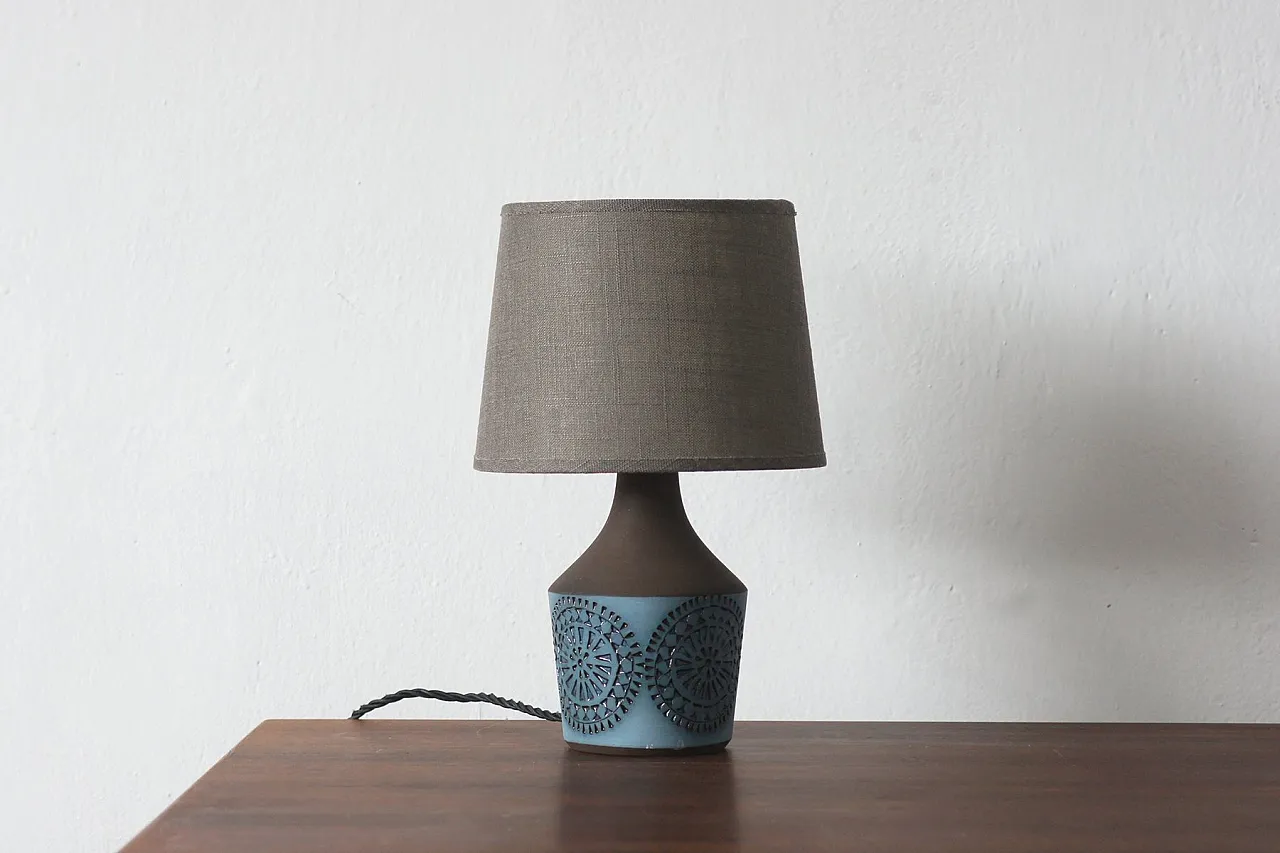 Ceramic table lamp from Alingsås Keramik, 1960s 2
