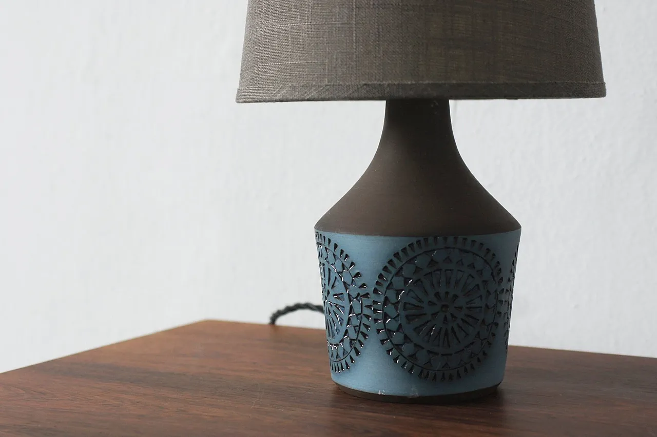 Ceramic table lamp from Alingsås Keramik, 1960s 3
