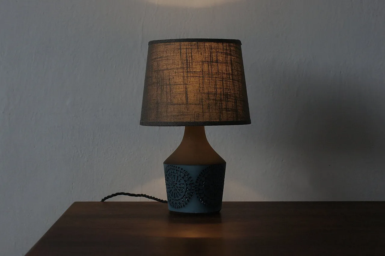 Ceramic table lamp from Alingsås Keramik, 1960s 6
